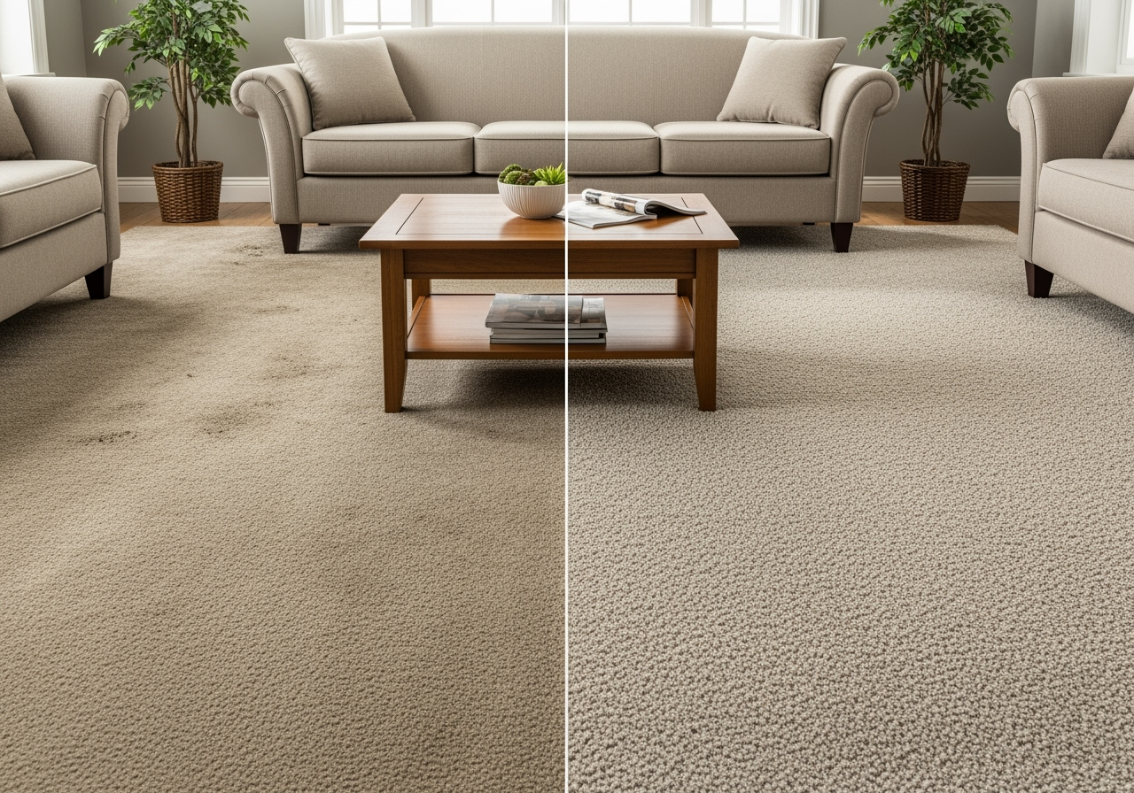 Before and After Cleaning