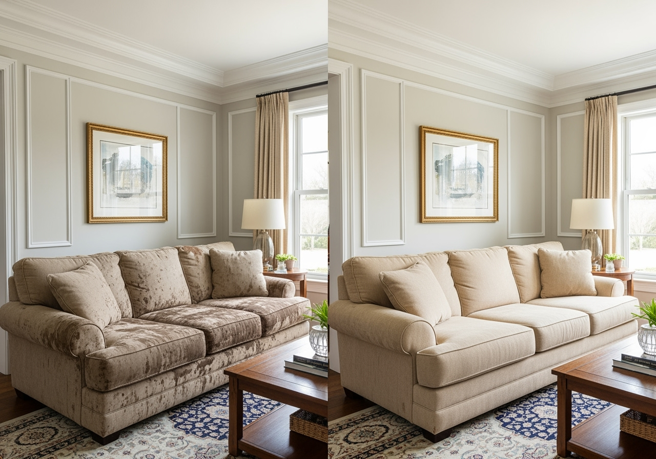 upholstery before and after
